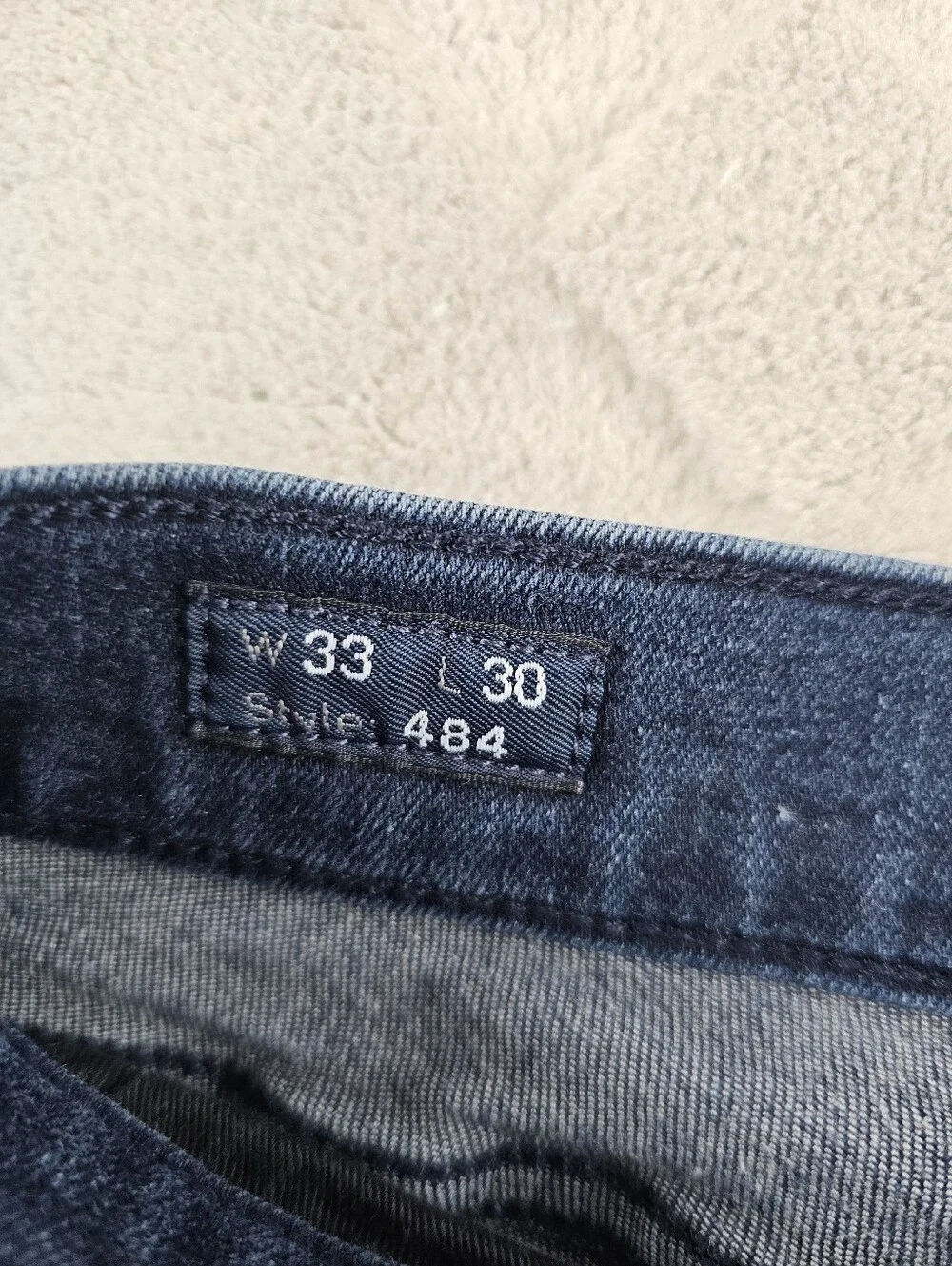 J.Crew 484 Slim Fit Jean Mens 33x30 Dark Wash Stretch Denim